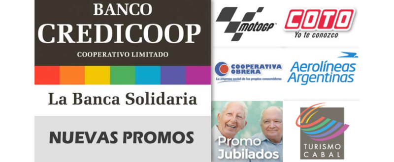  Promos del Banco Credicoop