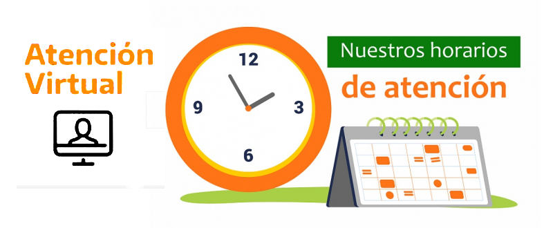 Horarios y modalidad de atención 