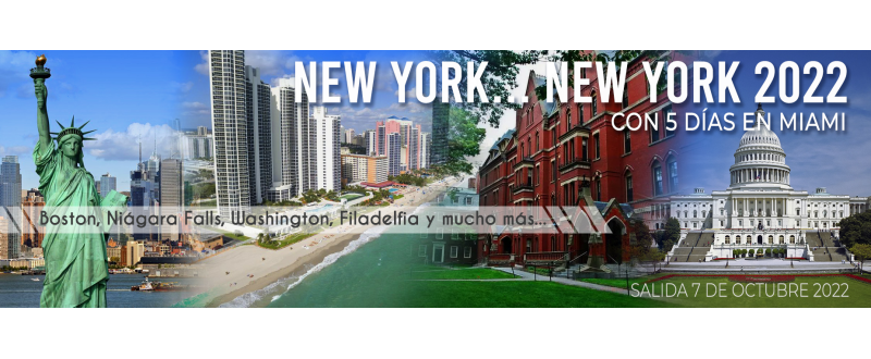 Viaje Grupal New York.. New York 2022