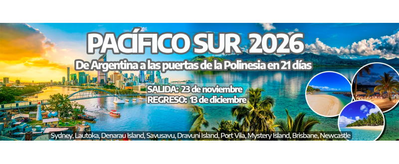 Islas del Pacífico Sur 2026